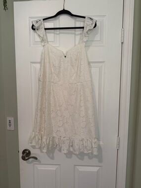 wild fable White Lace Mini Dress